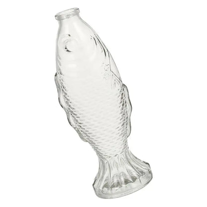 Vase bouteille en verre et bois — vue 6