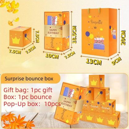 Urne mariage boîte surprise dépliante