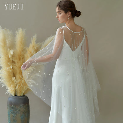 Étole de mariée en tulle perlé — vue 2