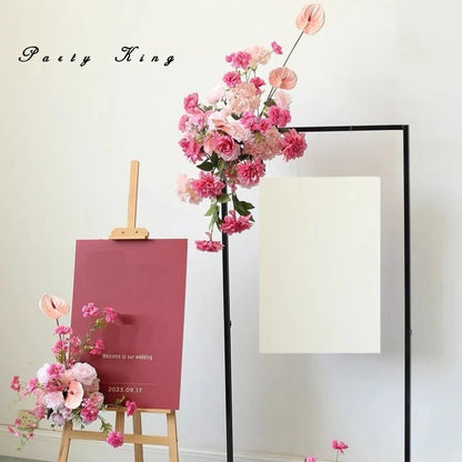 Composition Florale Arche Mariage Rose Poudré — vue 2