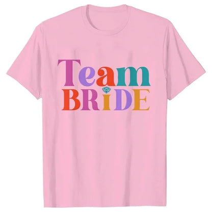 T-shirt EVJF Team Bride Doigt Bagué