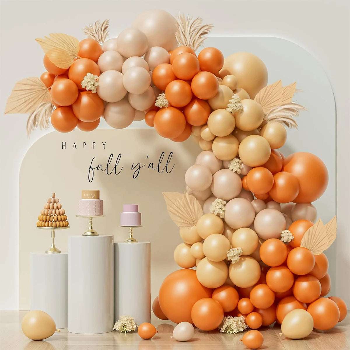 Arche Ballon Mariage Orange Mat — vue 8
