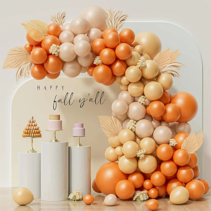 Arche Ballon Mariage Orange Mat — vue 8