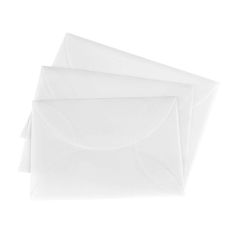 Enveloppes translucides pour faire-part mariage