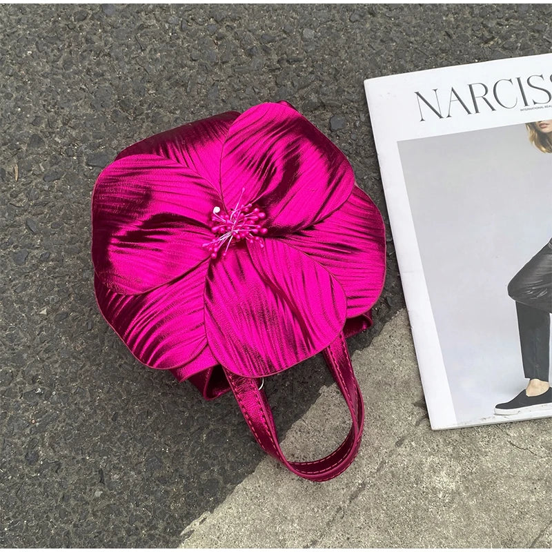 Sac à Main Fleuri Mariée
