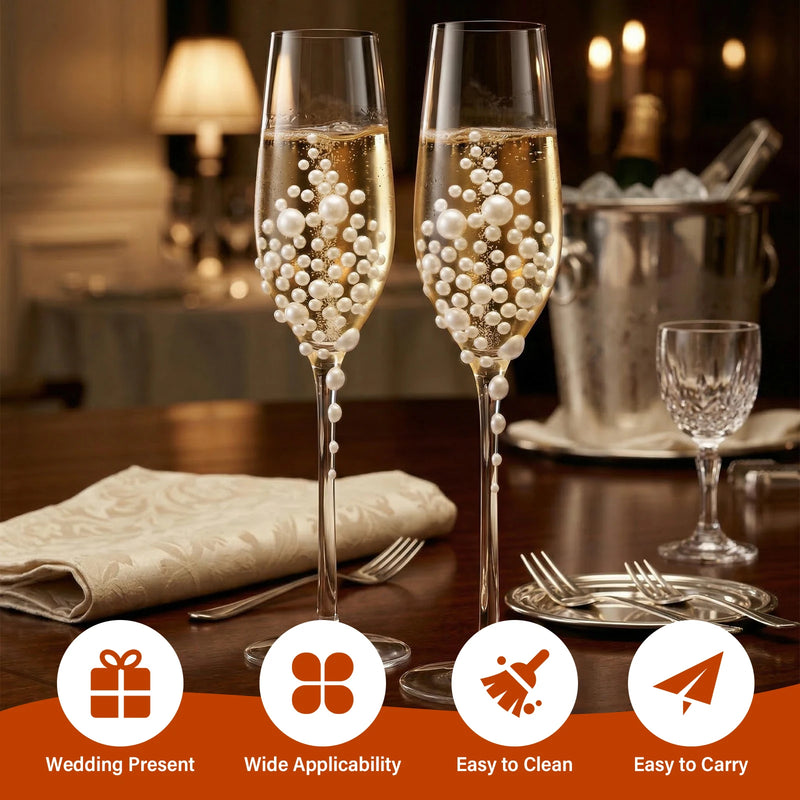 Flûtes champagne cristal des mariés — vue 5