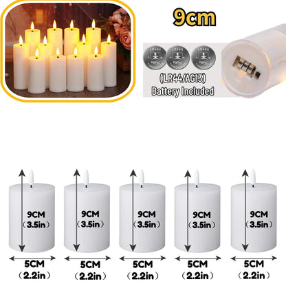 Bougies LED Piliers Mariage