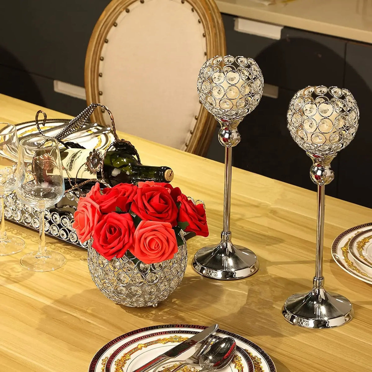 Bougeoir Cristal Moderne Mariage