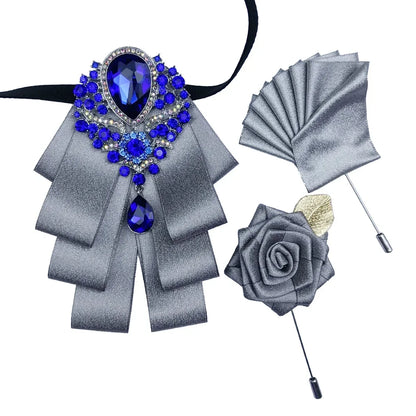 Nœud papillon mariage bijou et pochette — vue 17