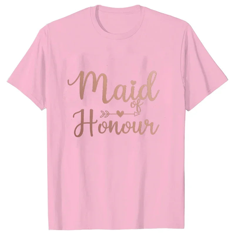 T-shirt EVJF cortège rose gold