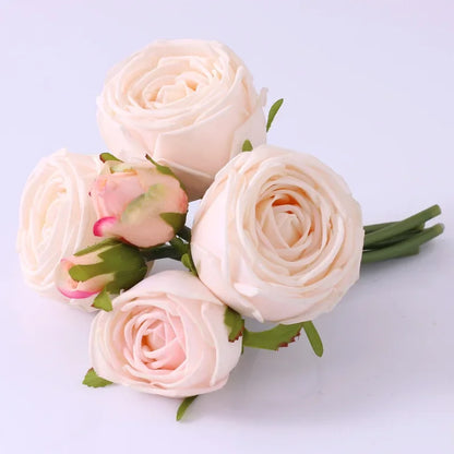 Bouquet de Roses Artificielles Toucher Réel — vue 11
