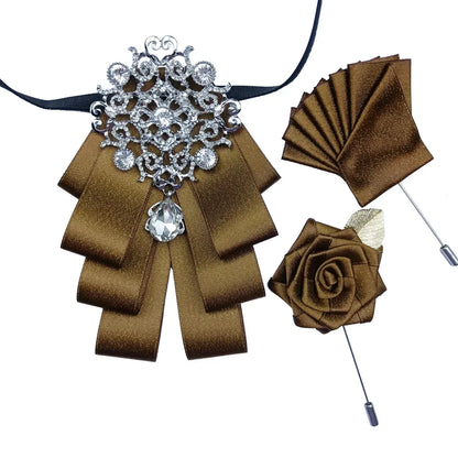 Nœud papillon mariage bijou et pochette — vue 22