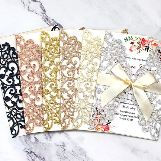 Pochette Faire-Part Mariage Vintage