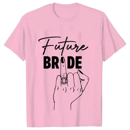 T-shirt EVJF Team Bride Doigt Bagué