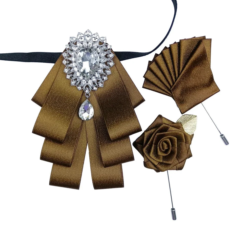 Nœud papillon mariage bijou et pochette — vue 4