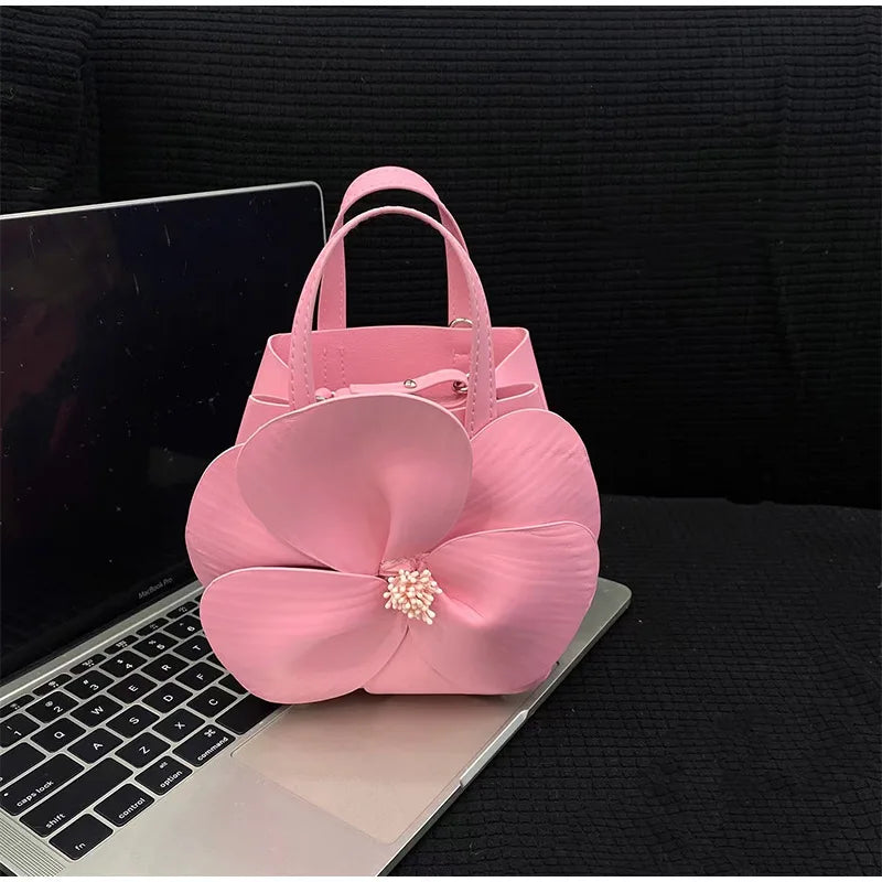 Sac à Main Fleuri Mariée