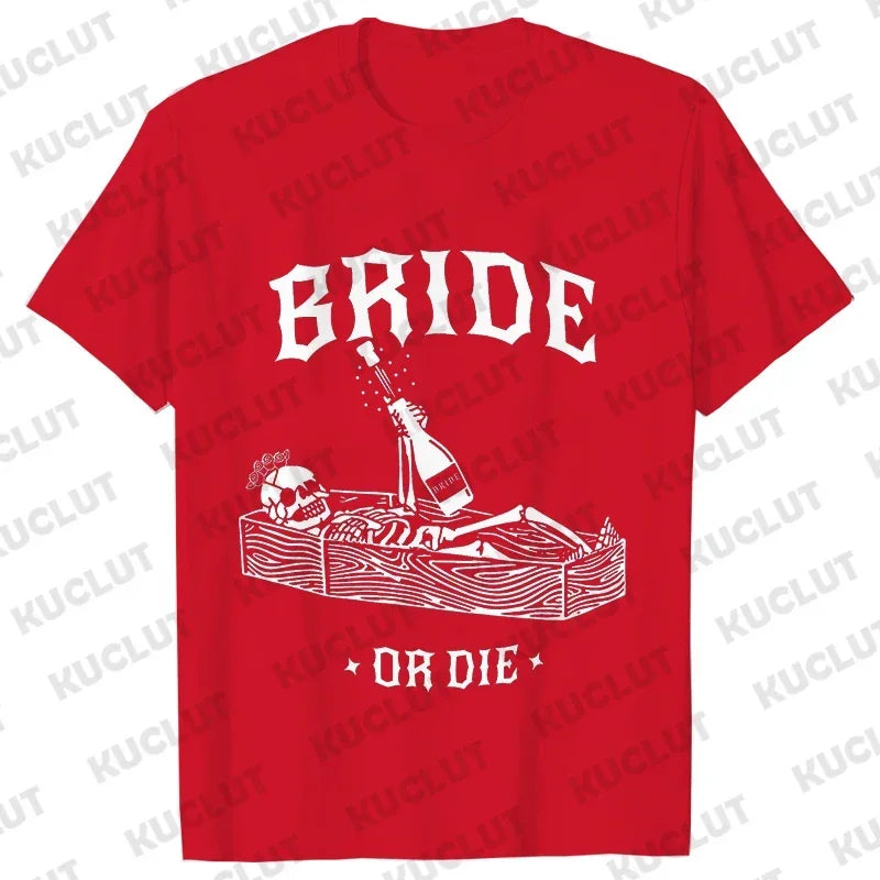 T-shirt EVJF Halloween Bride or Die