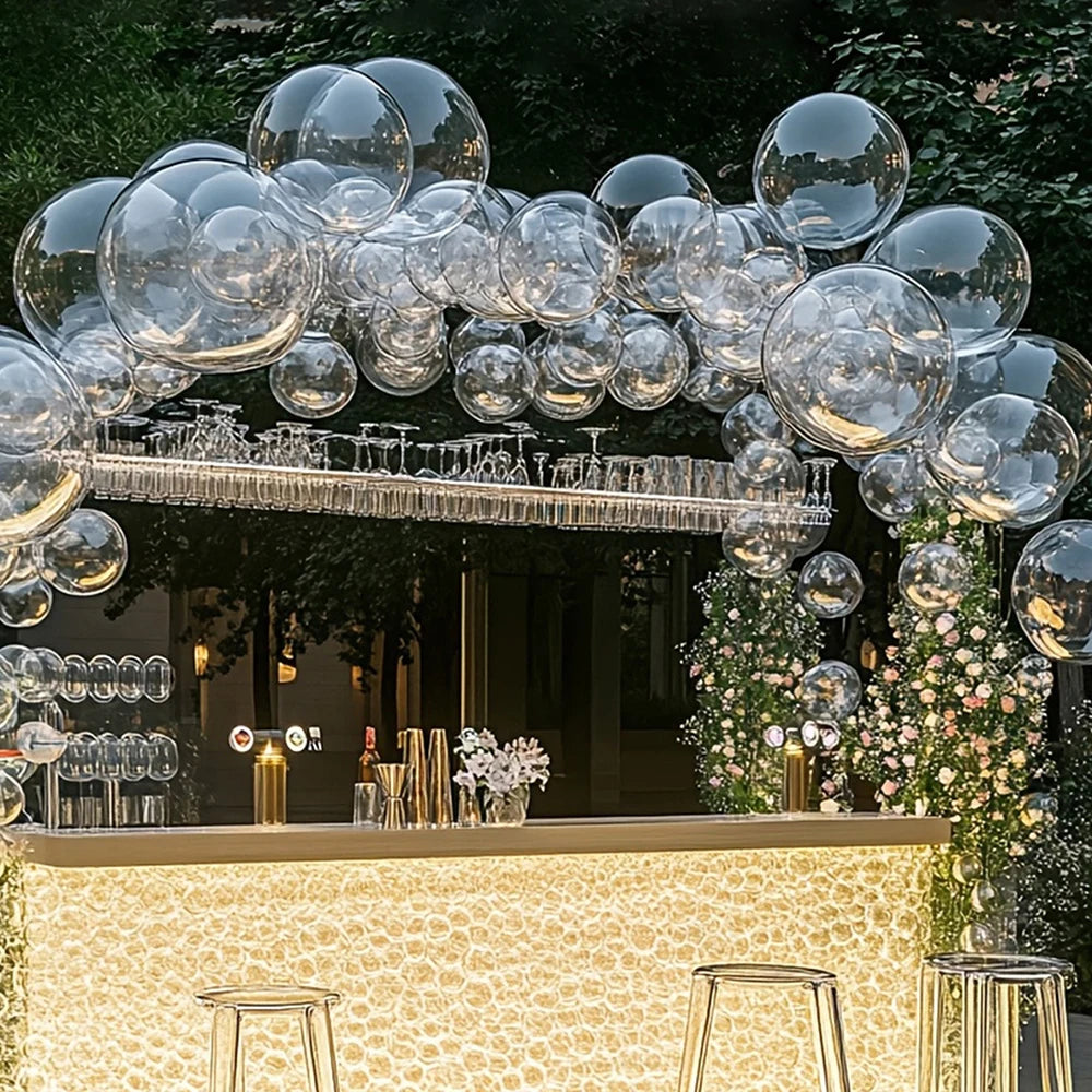 Arche Ballon Mariage Bobo Transparent — vue 3