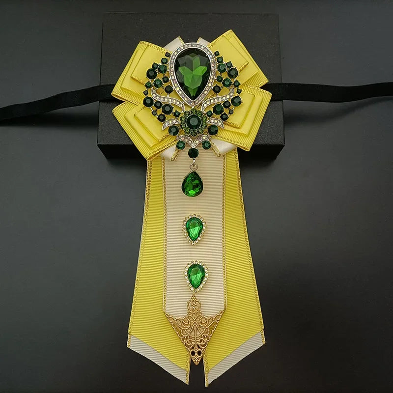 Nœud papillon mariage jabot bijou strass — vue 21