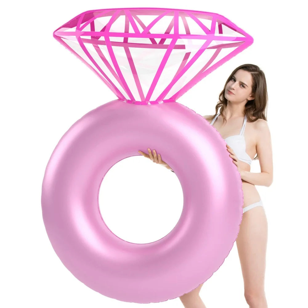 Bouée gonflable bague diamant EVJF