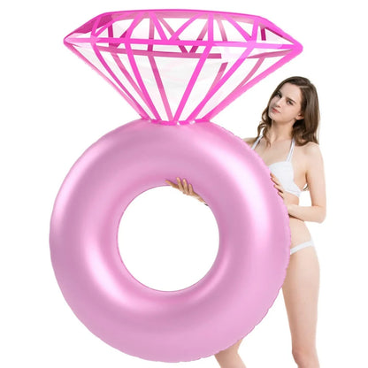 Bouée gonflable bague diamant EVJF
