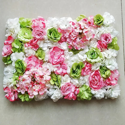 Mur de Roses Artificielles Mariage — vue 24