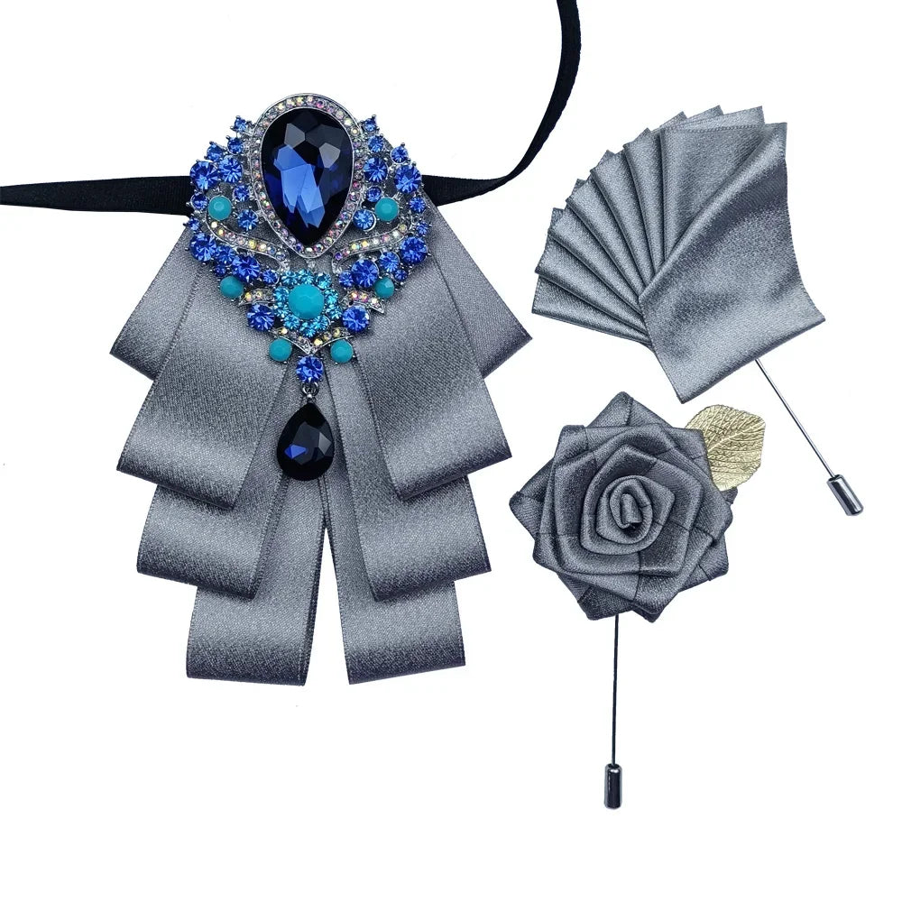 Nœud papillon mariage bijou et pochette — vue 5