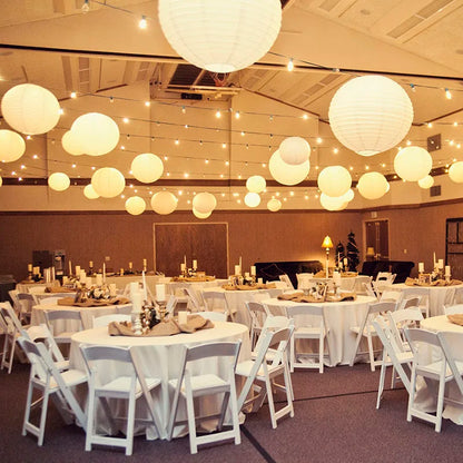 Lanternes Papier Mariage Suspendues