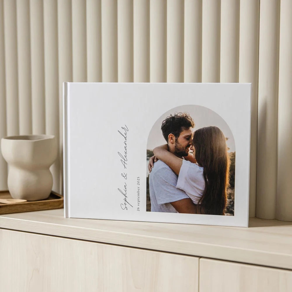 Livre d'or mariage avec photo et prénoms