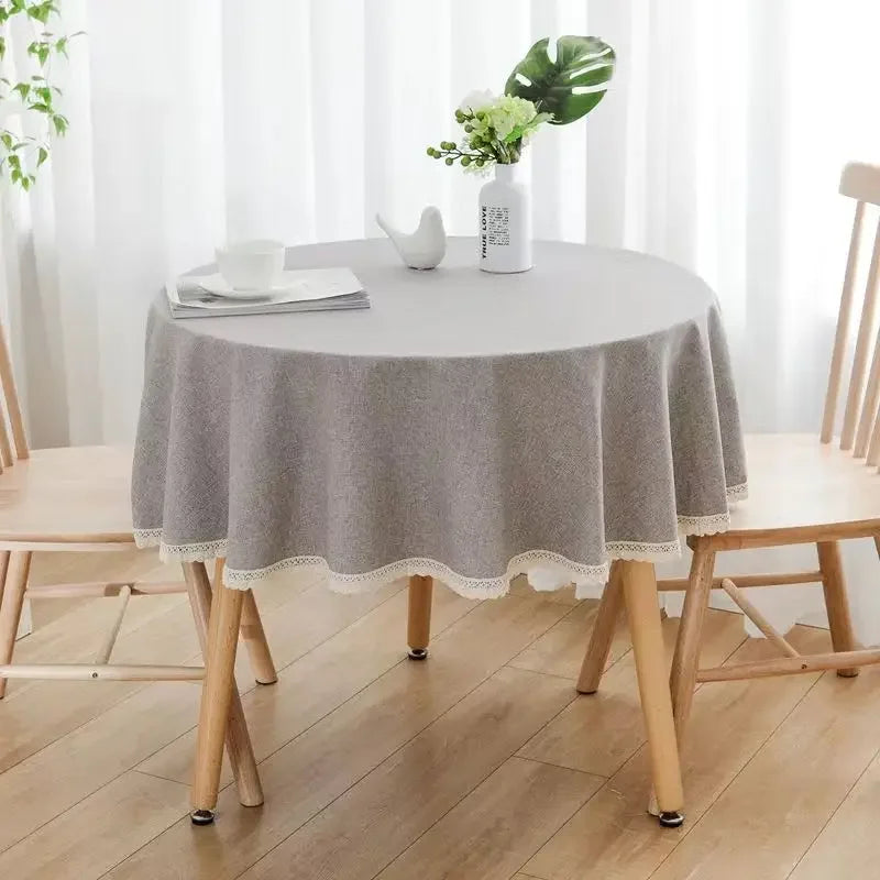 Nappe Ronde Dentelle Mariage