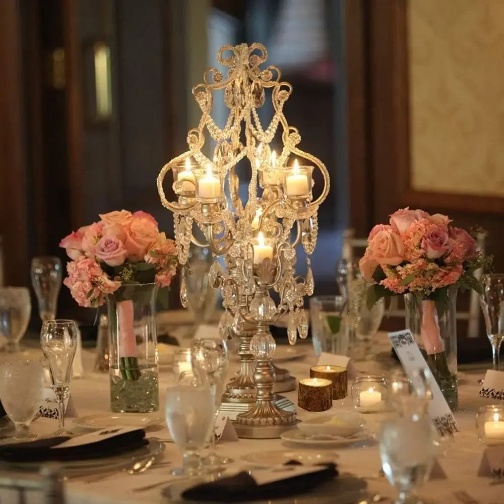 Bougeoirs en Bois Mariage