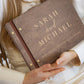 Livre d'or mariage bois personnalisé A4 ou A5