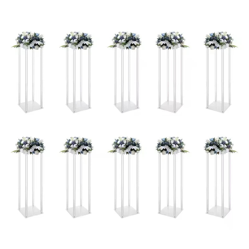 Colonne Centre de Table Mariage Acrylique Transparente