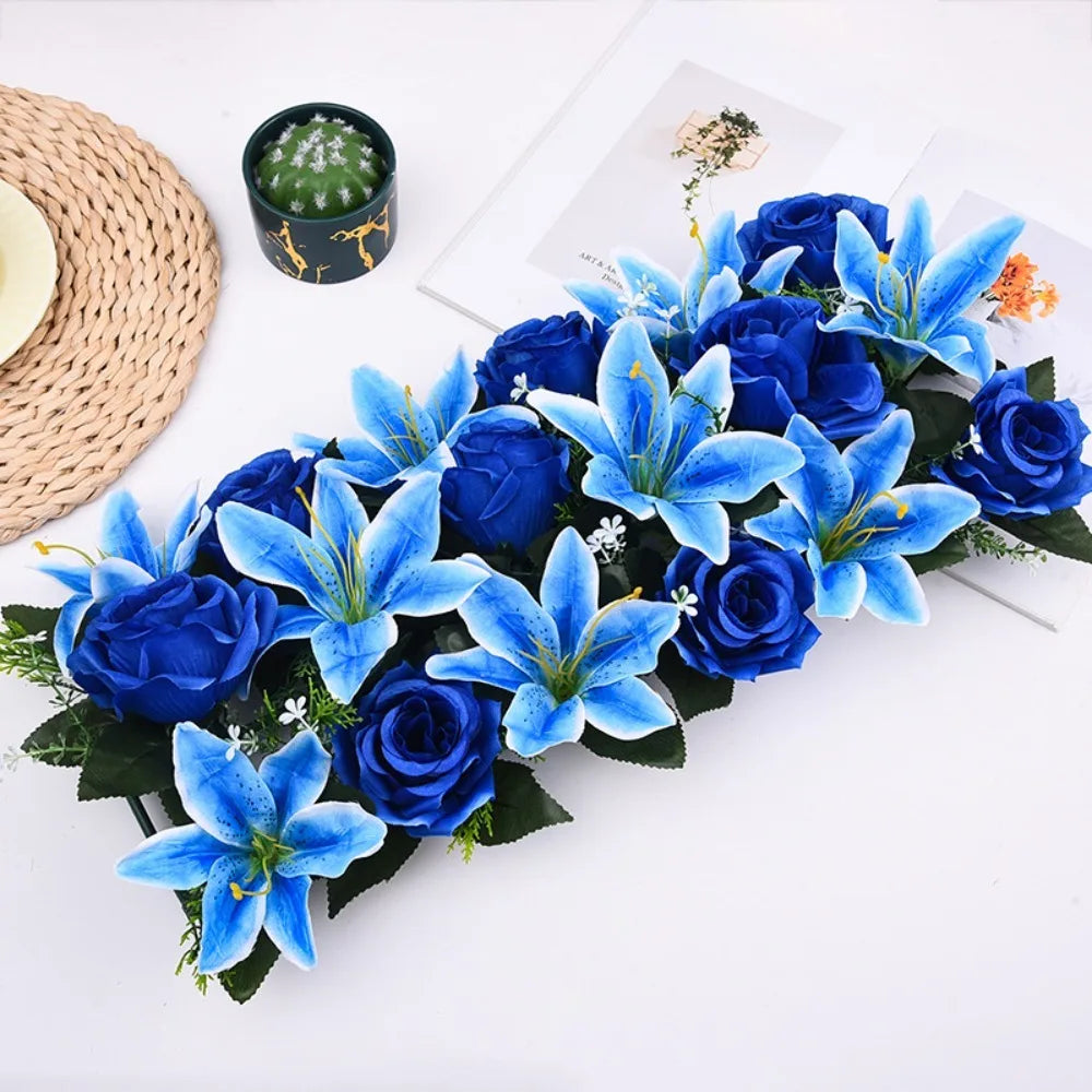 Rangée Roses et Lys Arche Mariage — vue 11
