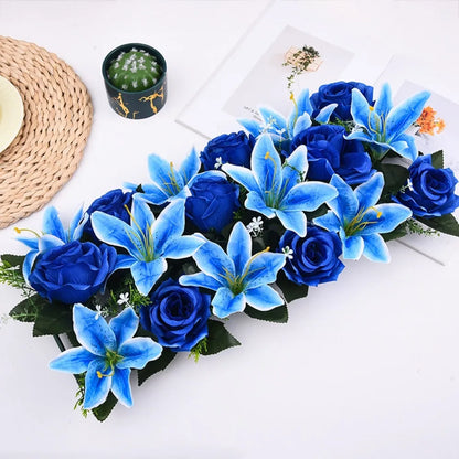 Rangée Roses et Lys Arche Mariage — vue 11