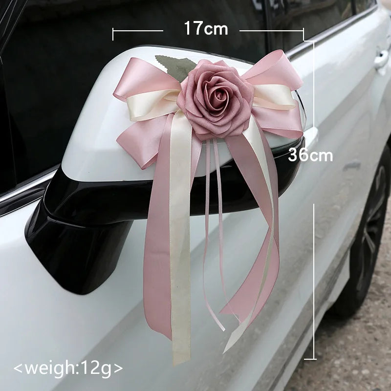 6 Nœuds Décoration Voiture Mariage — vue 10