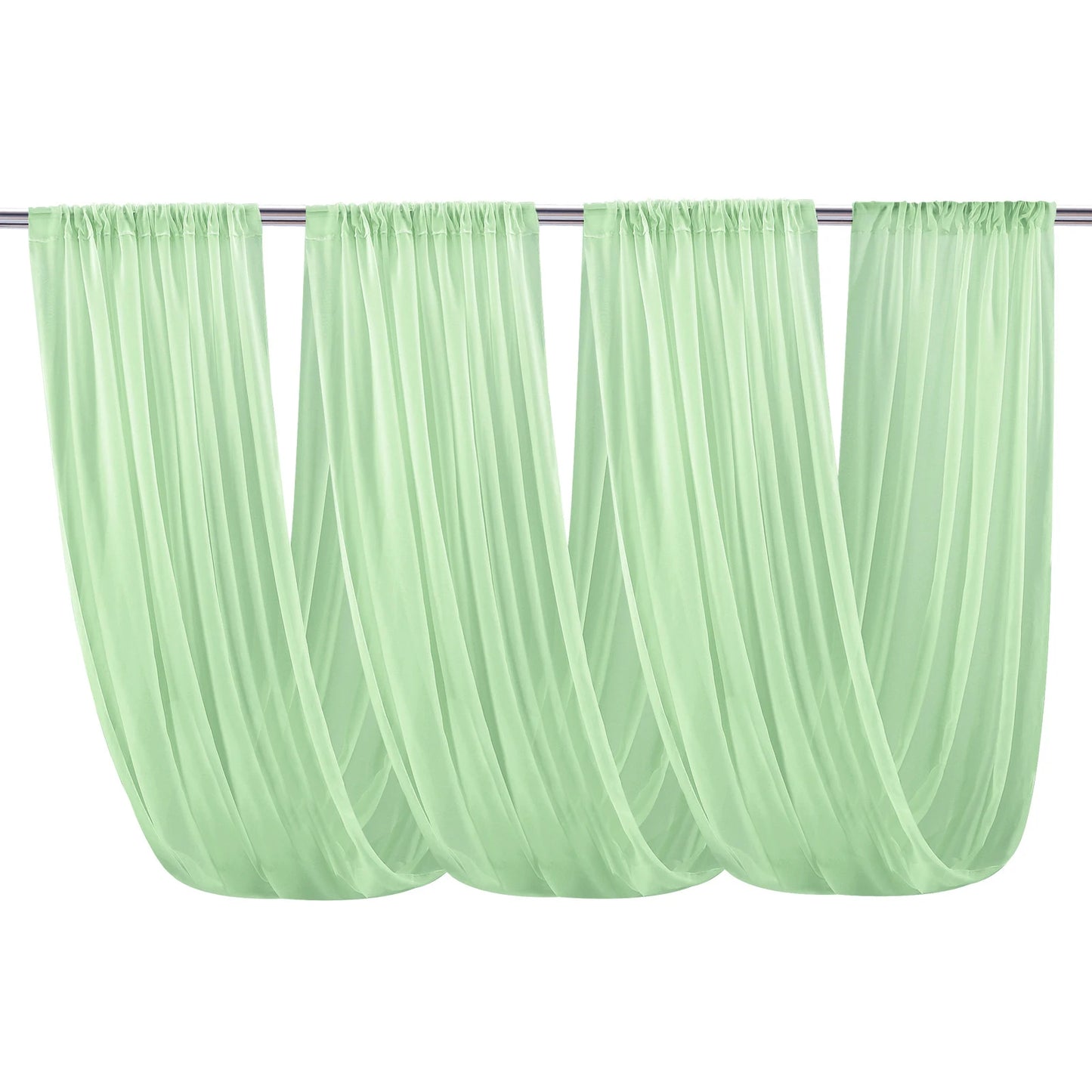 Voilage Arche Mariage Mousseline 12 Coloris