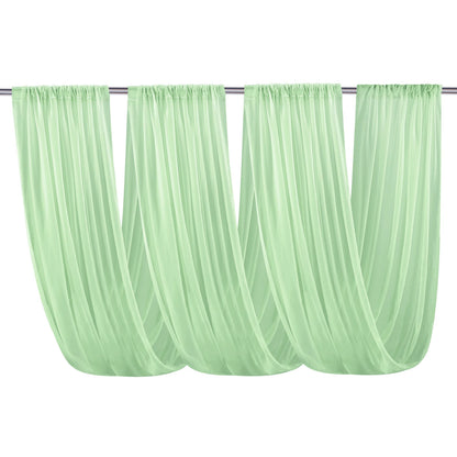 Voilage Arche Mariage Mousseline 12 Coloris