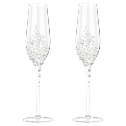 Flûtes champagne cristal des mariés