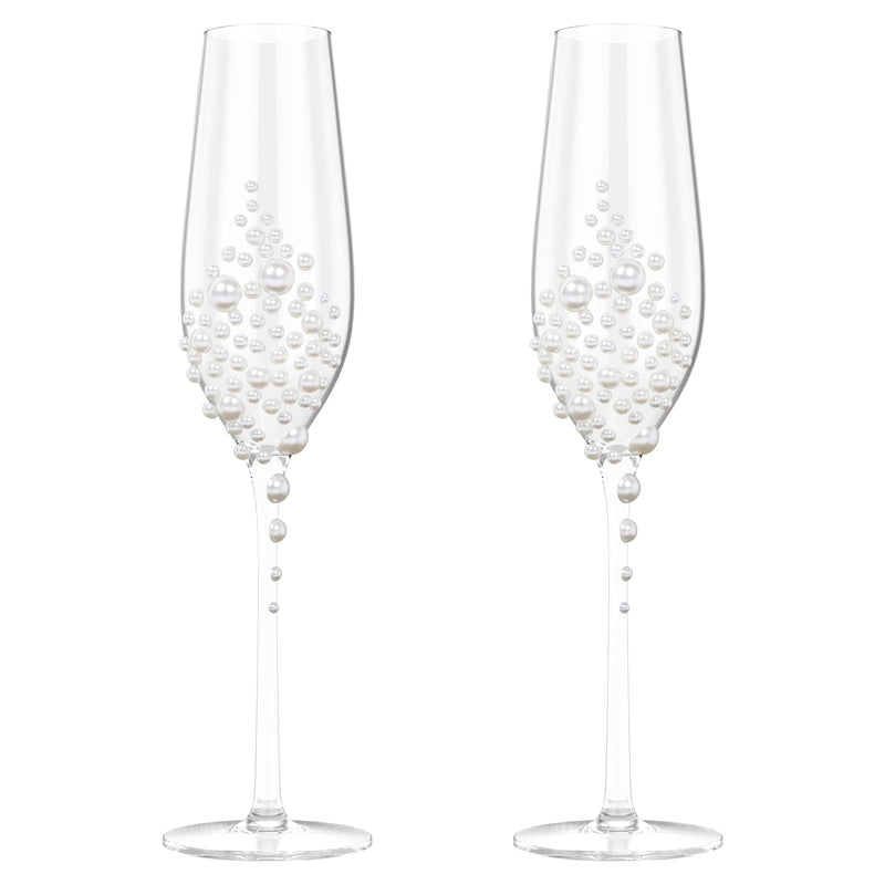 Flûtes champagne cristal des mariés — vue 8
