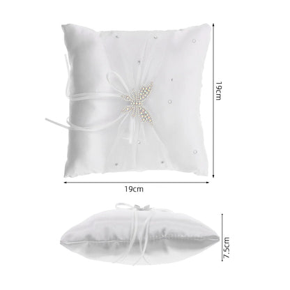 Coussin Alliance Satin Strass Chic — vue 2