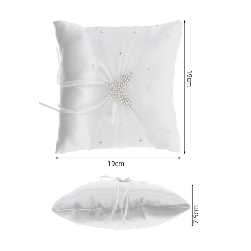 Coussin Alliance Satin Strass Chic — vue 2