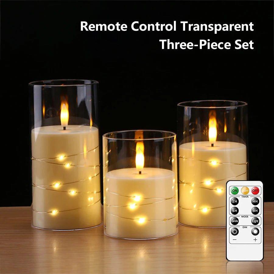 Bougies LED à Télécommande Mariage