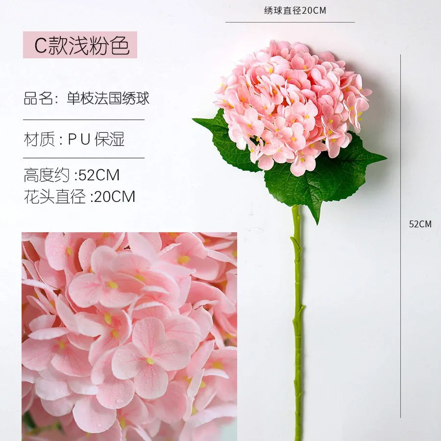 Tige d'Hortensia Artificiel Mariage 52 cm — vue 10