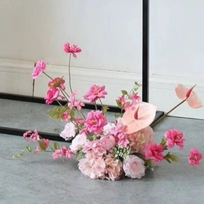 Composition Florale Arche Mariage Rose Poudré — vue 5