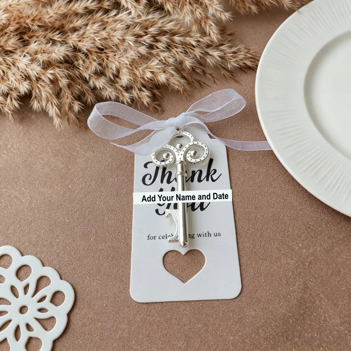 Cadeau invité mariage clé décapsuleur — vue 12