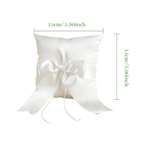 Coussin alliance ruban personnalisé prénoms — vue 6