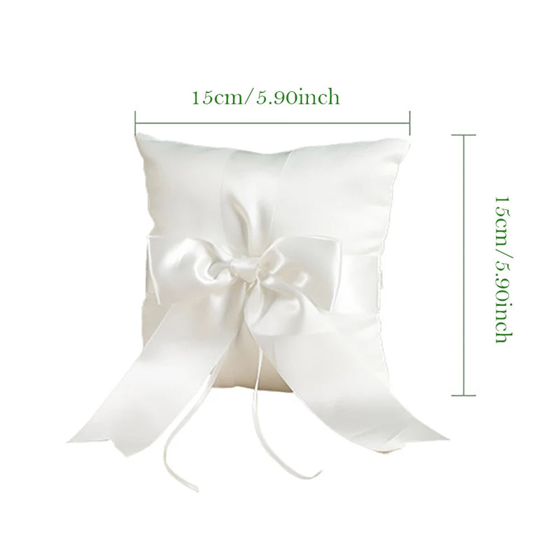 Coussin alliance ruban personnalisé prénoms — vue 6