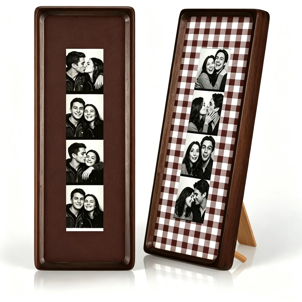 Cadre Photo Mariage Photobooth en Noyer — vue 4
