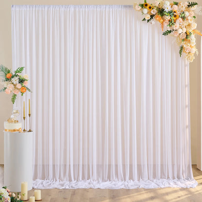 Rideau Voile Arche Mariage Infroissable